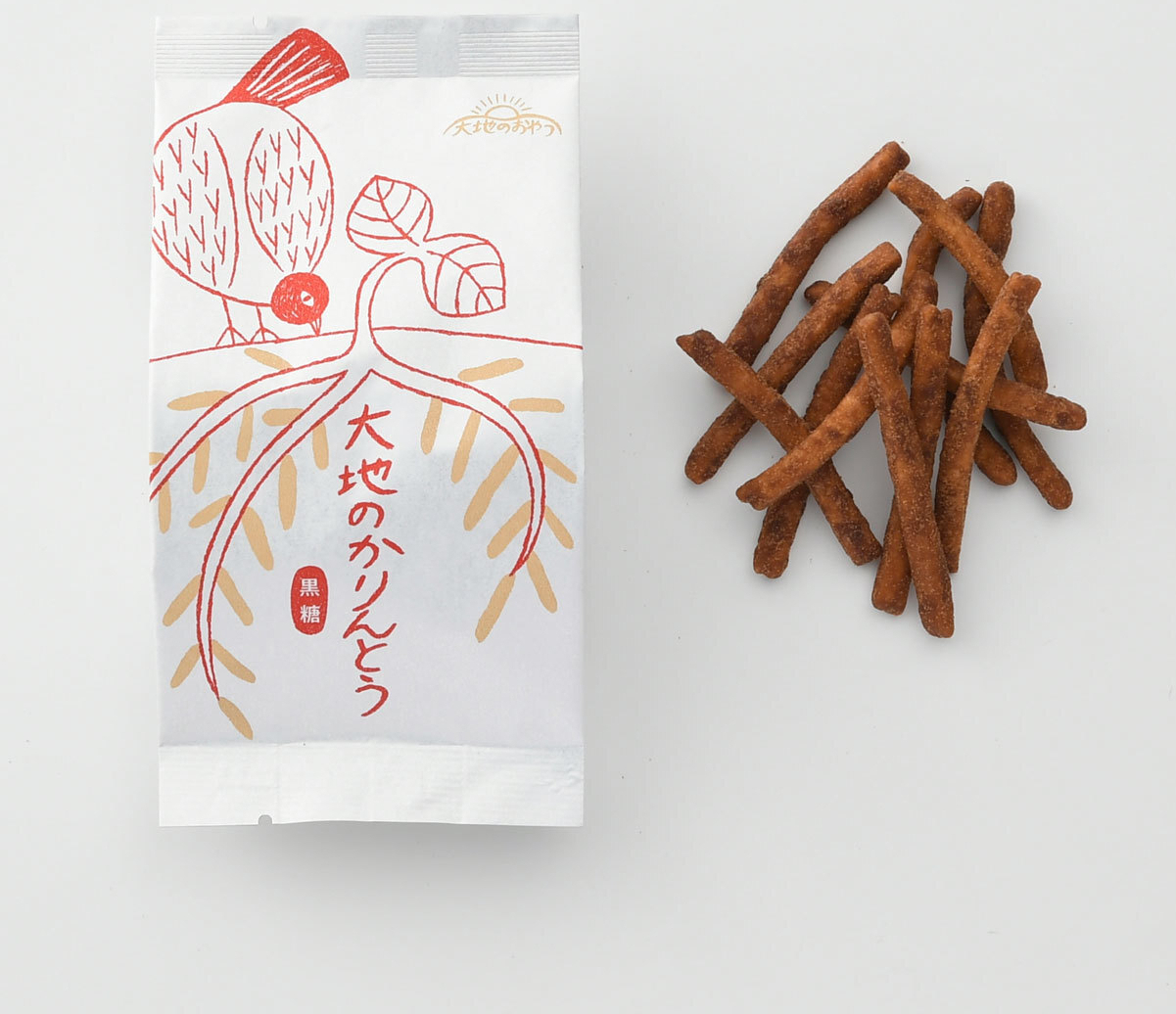 大地のかりんとう（黒糖）500円（税込み）80ｇ